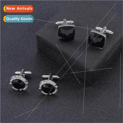 Men su shirt French cufflinks diamond cufflinks fashion simp