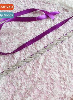 XW72 Europe Western-wedding bride belt luxury rhinestone wed