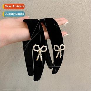 hair band hundred velvet imation out vintage Black simple