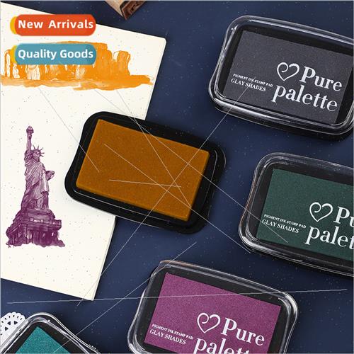 Vintage color large printing clay finger painting handbook D