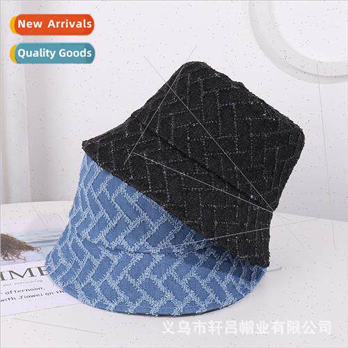 Spring Autumn jacquard cowboy fisherman hat female tide  bur
