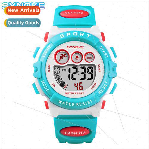 Children student electronic watch sports waterproof boy girl