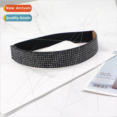 Korean fashion bling handmade rhinestone inlaid elastic elas