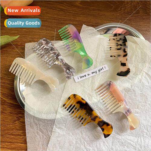 Small comb hairpin female side broken hair acetate clip pers