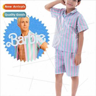 Kenny movie cos Barbie cost party Ken playing Halloween role