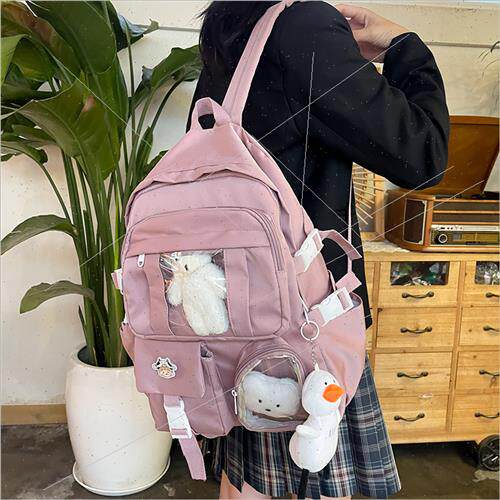 new lerature art shoulder bag female Japan fresh sweet ins w