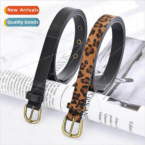 Spring Summer horse hair spots leopard ladies belt Korea ver
