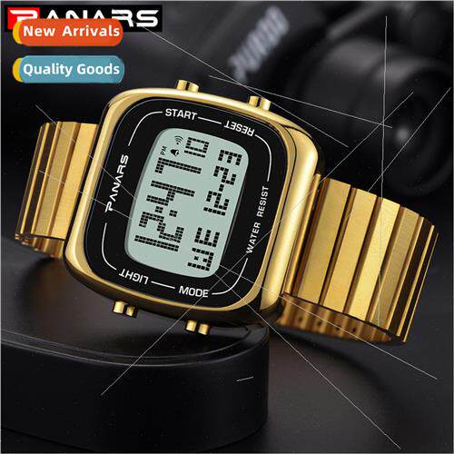 Student watch alloy steel band electronic watch ins wind cou