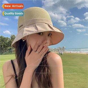 2023 Korean  spring autumn new hat female solid color hundre