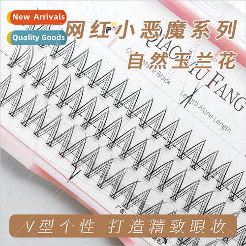 Natural Magnolia False Eyelash Manga Eyelash Sharpened Curl