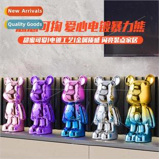 Violent bear ceramic ornaments home TV cabinet living room e
