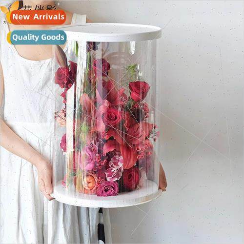 Strawberry Tower Round Crystal Hugging Bucket PVC Cake Bouqu