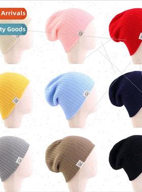 New children cloth labeled light board woolen cap Su cap Bab