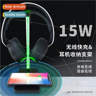 Wireless Charger Headset Mobile Upright Flat Storage Phone