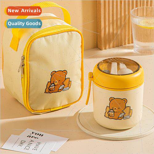 Stainless Steel Breakfast Cup Insulated Bag Set Worker Insul