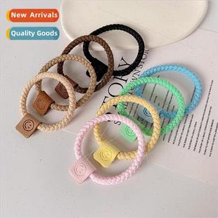 head rope band elasticy leather smiley durable High simple