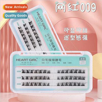 Imp fake eyelashes COS three rows Barbie eye lashes female