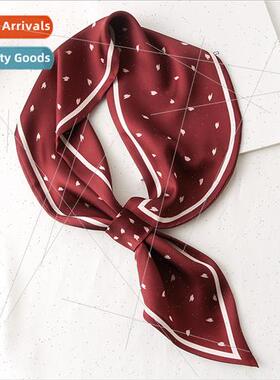 Korea new spring fall lerary small scarf female fashion Yang