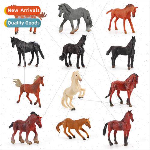 Wildlife Patterns 12 Horse Model Set Stallion Horse Farm Ran