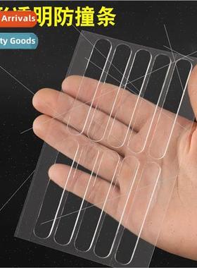 Transparent bumper stickers silicone refrigerator closet doo