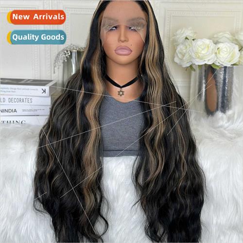 Wigs Europe Women Front Lace Chemical Fiber Head Covers Brow