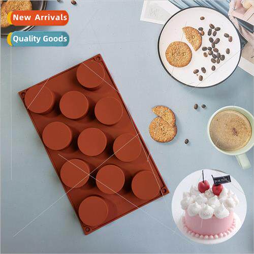 11 cylinder silicone mold chocolate gummy cake mold heart-sh