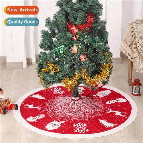 New wool knted acrylic Christmas e skirt Christmas e bottom