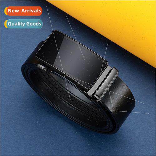 Belt men leather automatic buckle belt nd  high-grade busine