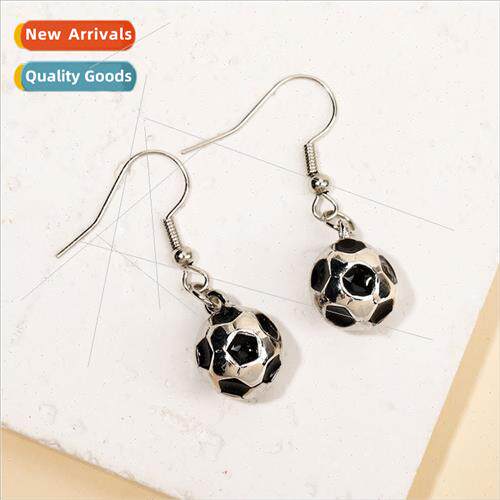 ins soccer earrings fashion classic soccer earrings sports j