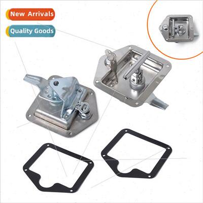 RV Trailer T-Lock Stainless Steel Panel Flat Lock Toolbox Lo
