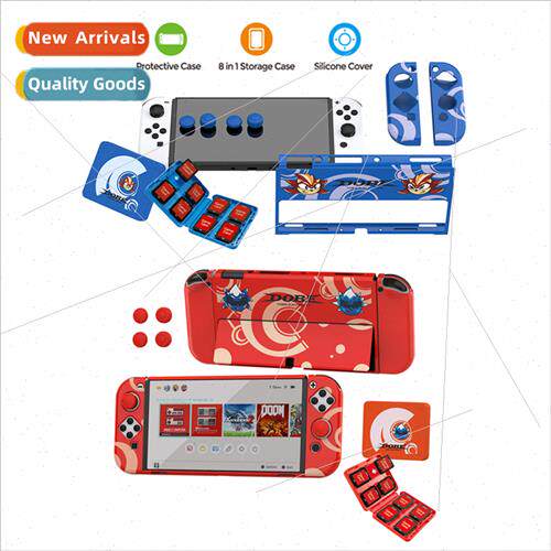 Swch OLED Cartoon Protective Set Console Grip Case + Card Ca