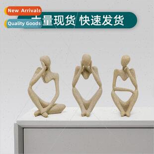 Europe creative thinker small ornaments desktop home entranc
