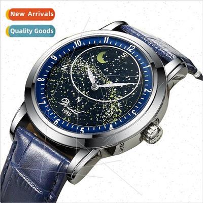 Rotating full star mechanical dial men watches fashion autom