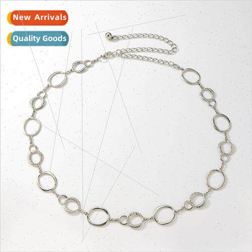 Women Geometric Circle Alloy Fashion Hundred Easy Metal Youn
