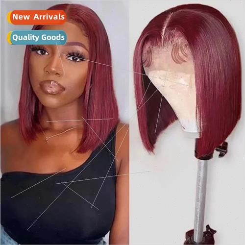 Front Lace Wigs Short Ladies o Wigs Head Covers Multiple Col