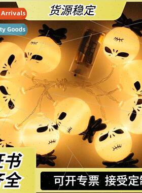 New LED Halloween ghost face lights string spooky USB batter