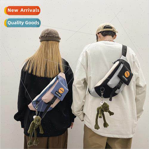 Korean ins male tide  chest bag casual hundred sports waist