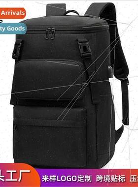 Business shoulder bag male tide large-capacy computer bag tr