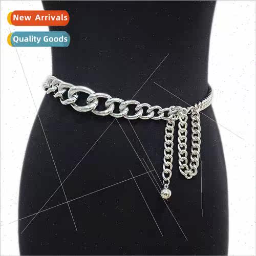 Europe Women Belt Ladies Casual Decoration Punk Chain Metal