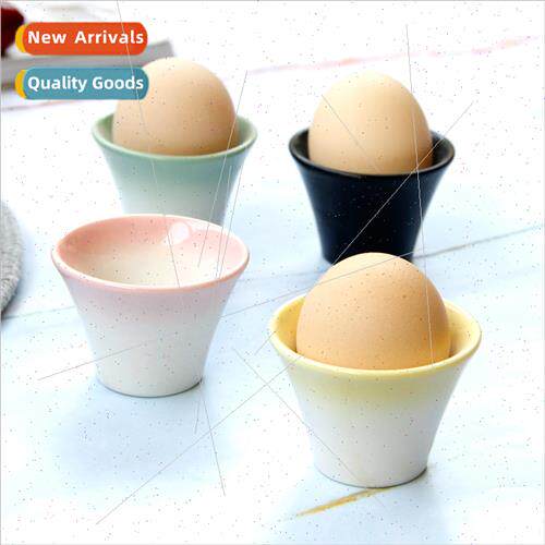 Creative Colorful Ceramic Egg Cup Egg Tray  Kchen Organizer