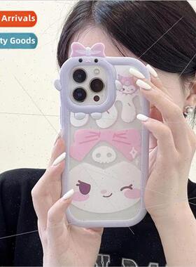 适用 iPhone12/13promax purple cute anime apple 11 phone case