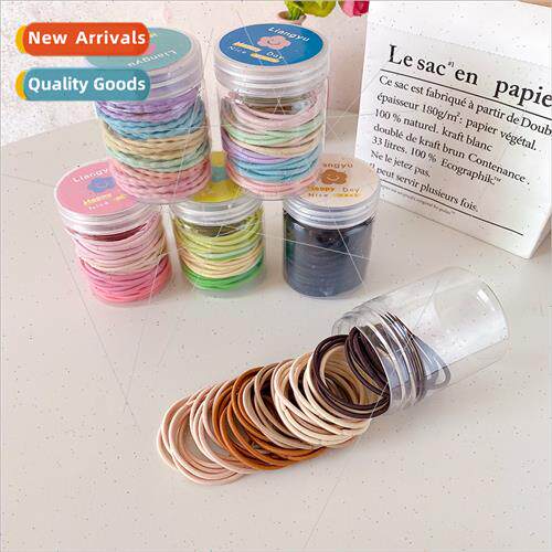 Canned colorful leather band does not hurt hair adults child