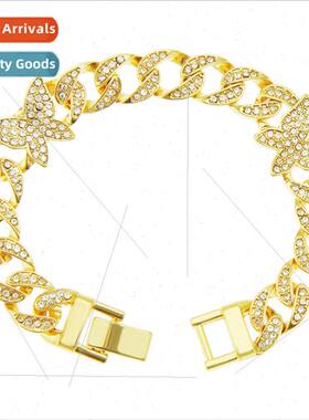 Europe Hipster Jewelry Hip Hop Cuban Chain Bracelet Jewelry