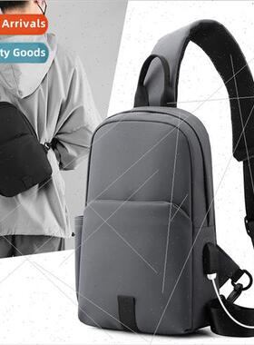 new chest bag male multifunctional USB Oxd cloth shoulder cr