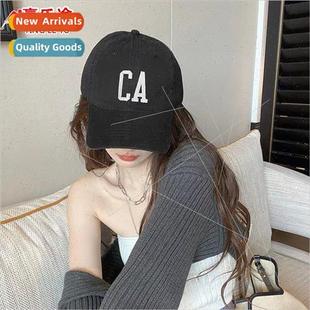 new hat male duck tongue cap nd black hard top baseball cap