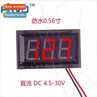 30V digal LED voltmeter DV4.5 wire inch Waterpro0.56