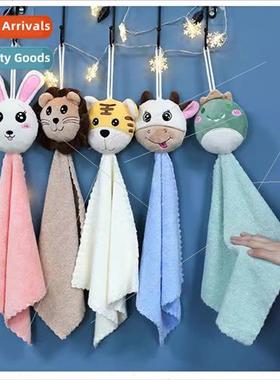 Hot Buy Cartoon HTowel Handkerchief Plush Animal Children Wa