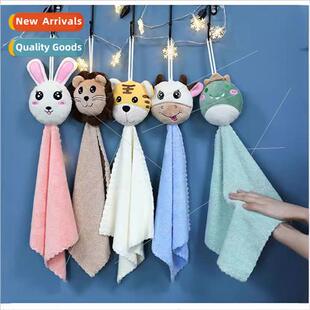 Hot Buy Cartoon HTowel Handkerchief Plush Animal Children Wa
