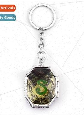 Soulware Keychain Time Gemstone Glass Pendant Keychain Ring