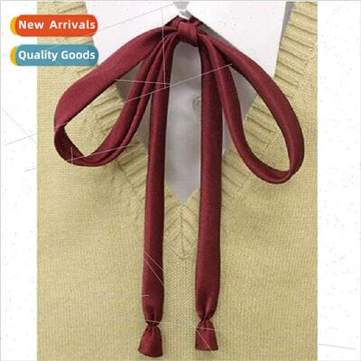 New thin stripes slippery collar rope flare mouth JK unim co